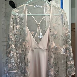 Rya Collections/Montelle Intimates Iris Robe and nightgown